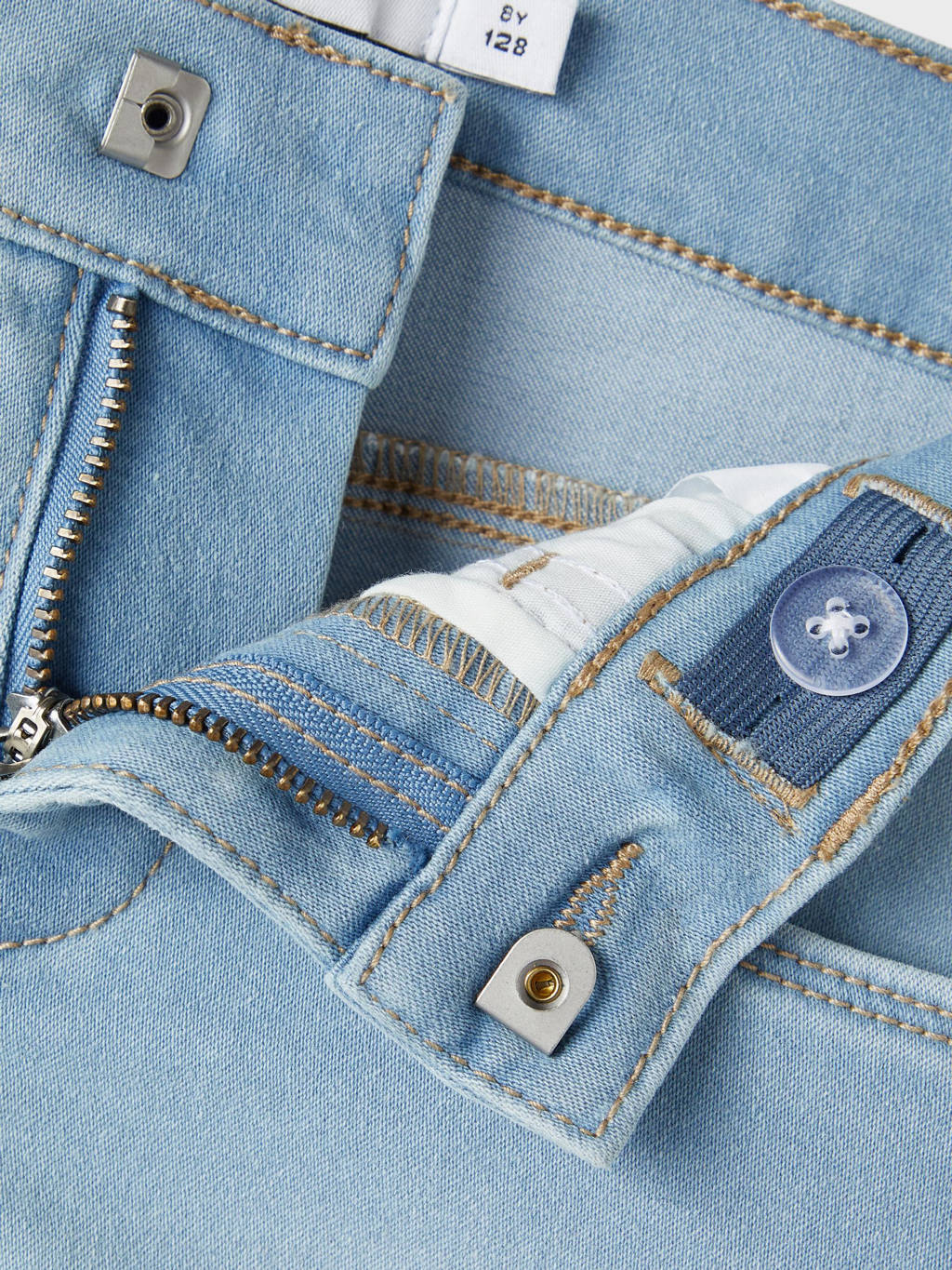NAME IT slim fit denim short NKFSALLI light blue denim