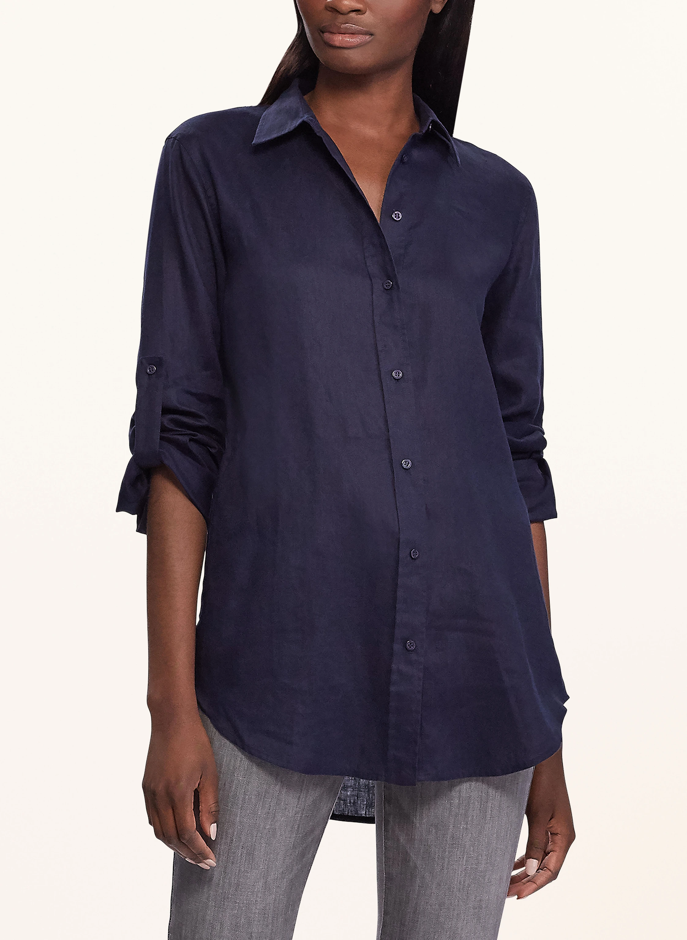 LAUREN RALPH LAUREN Hemdbluse aus Leinen