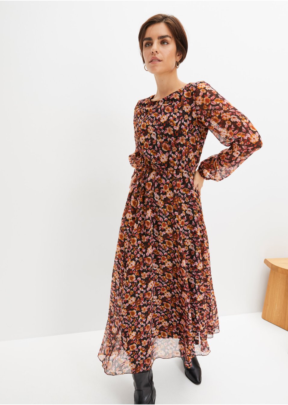 Robe en chiffon