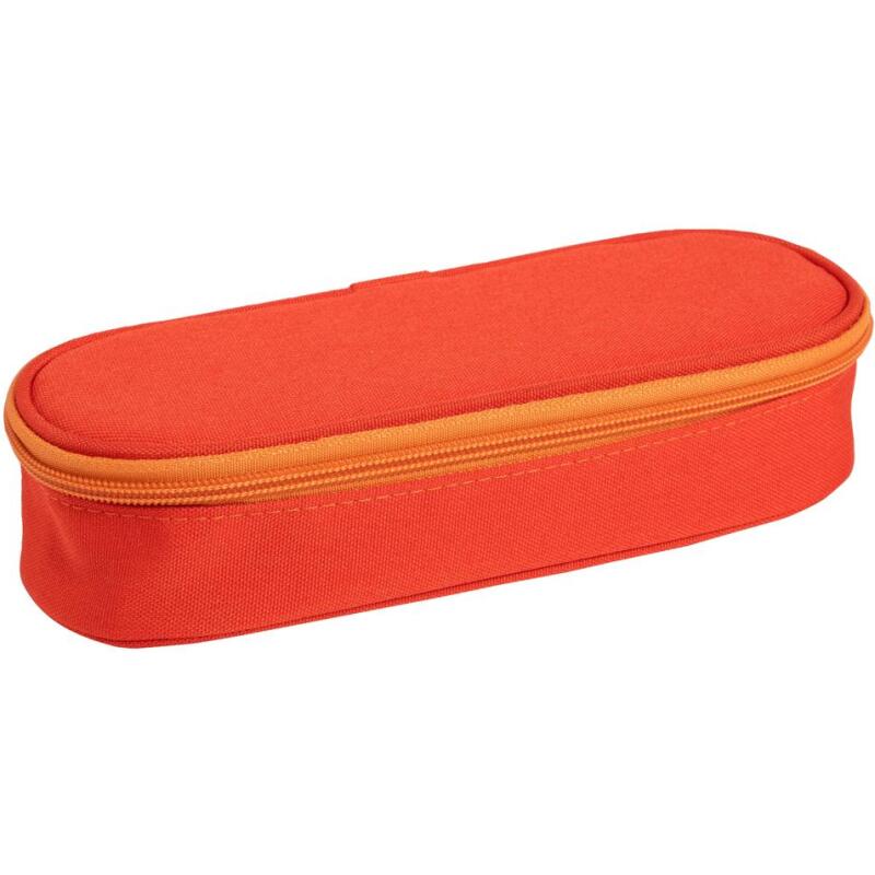 Trousse compacte polyester recyclé Plumier - Couleurs assorties