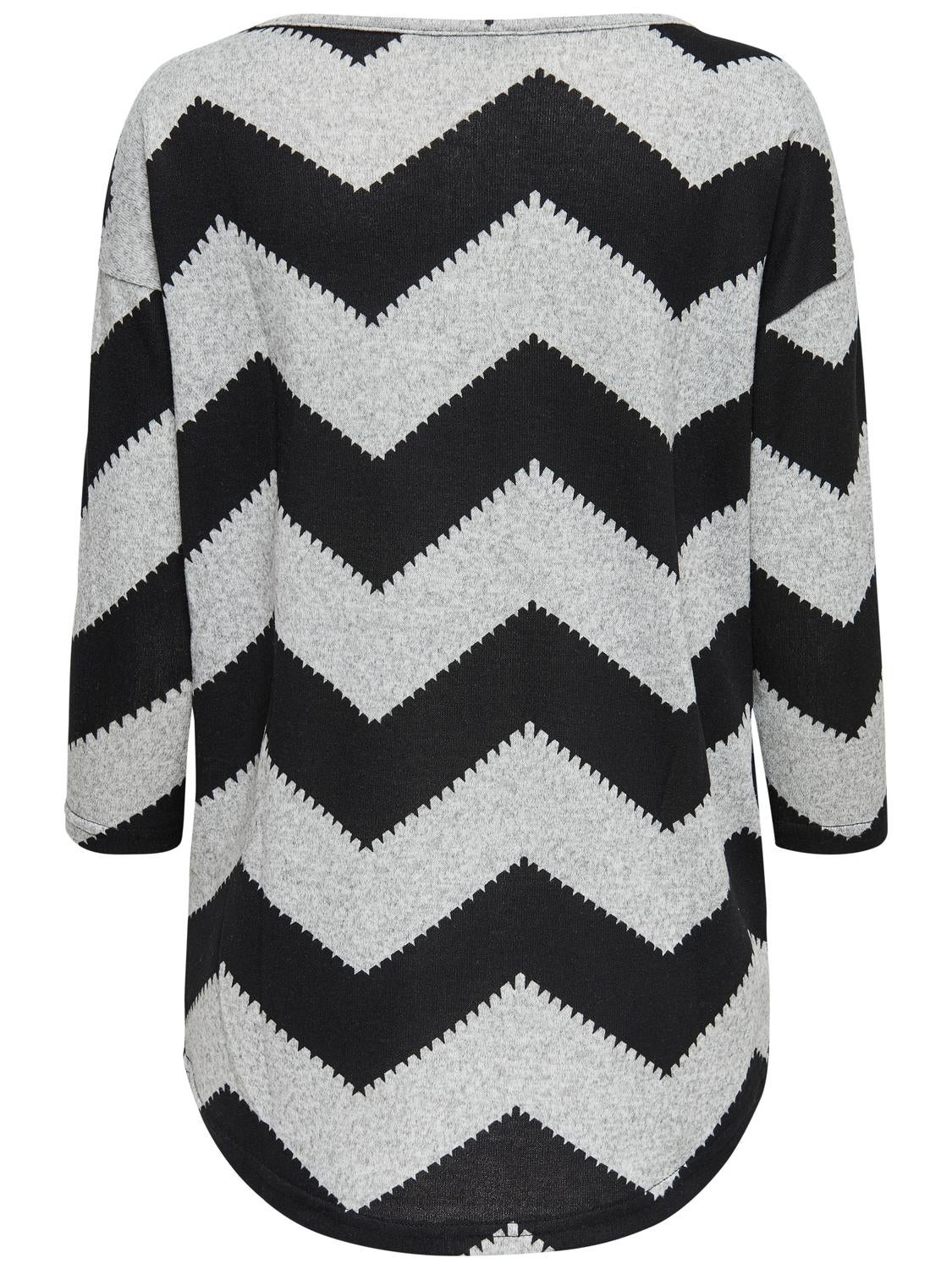 ONLELCOS Top Light Grey Melange