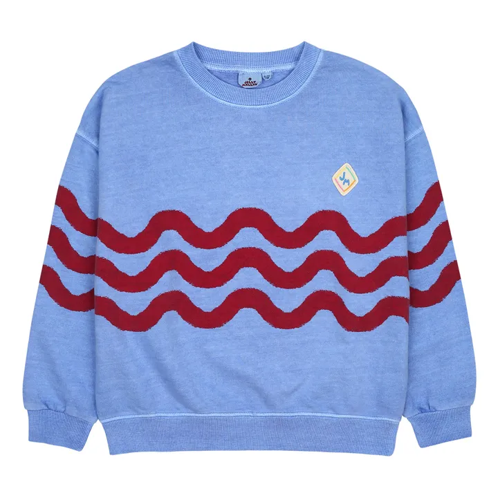 Jelly Mallow Sweat Vague | Bleu