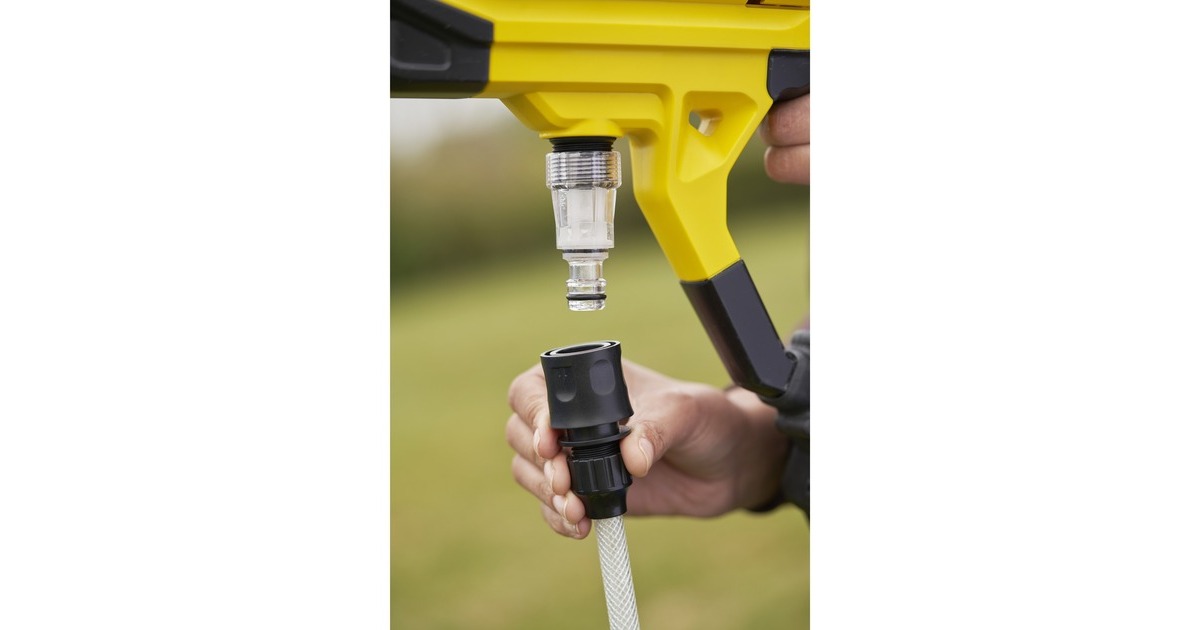 StanleyFATMAX V20 18V hogedrukreiniger  (Geel/zwart, Accu en lader inbegrepen)