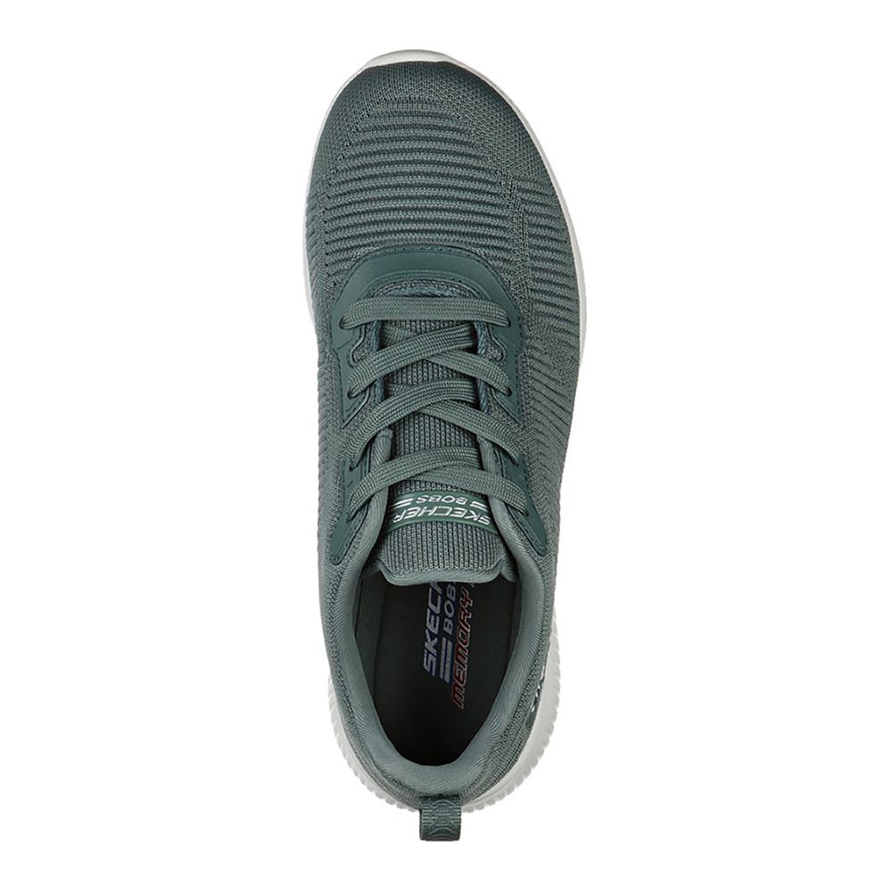 Skechers BOBS SQUAD TOUGH TALK - Chaussures training Femme vert clair