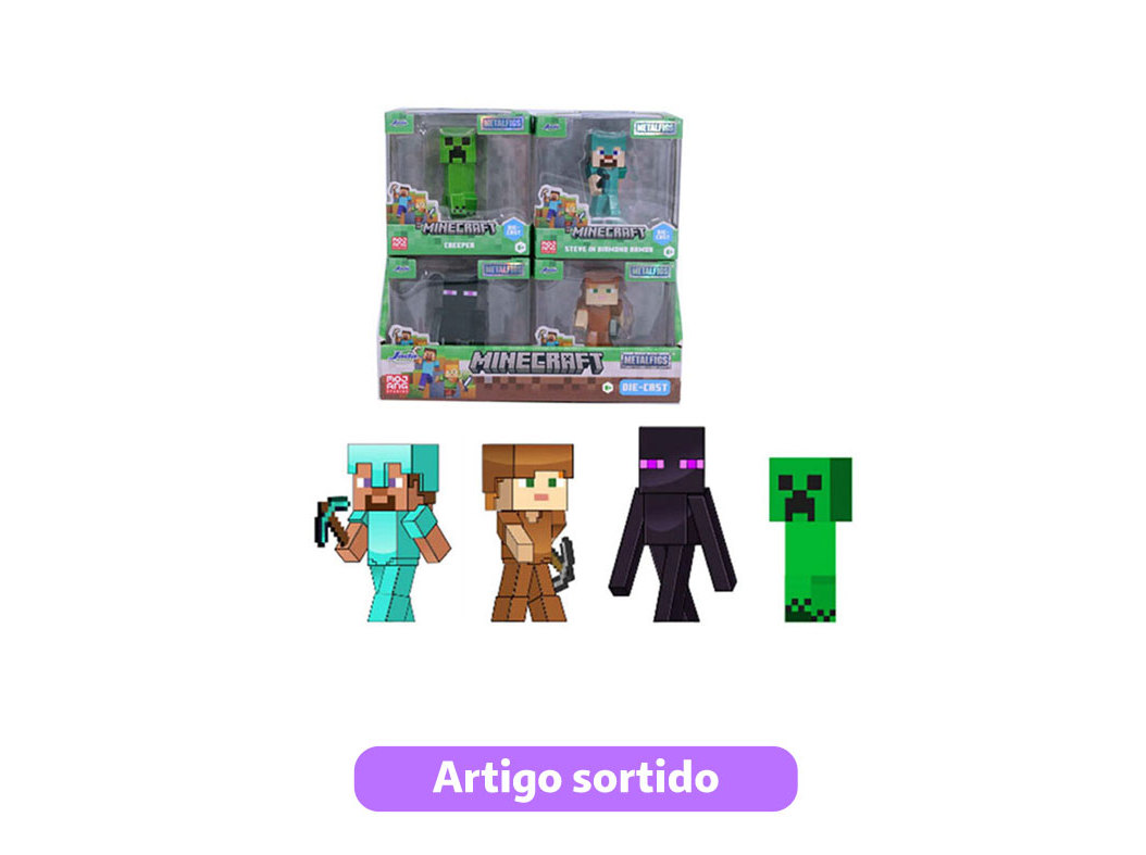 FIGURAS MINECRAFT JADA 7CM MODELOS SORTIDOS