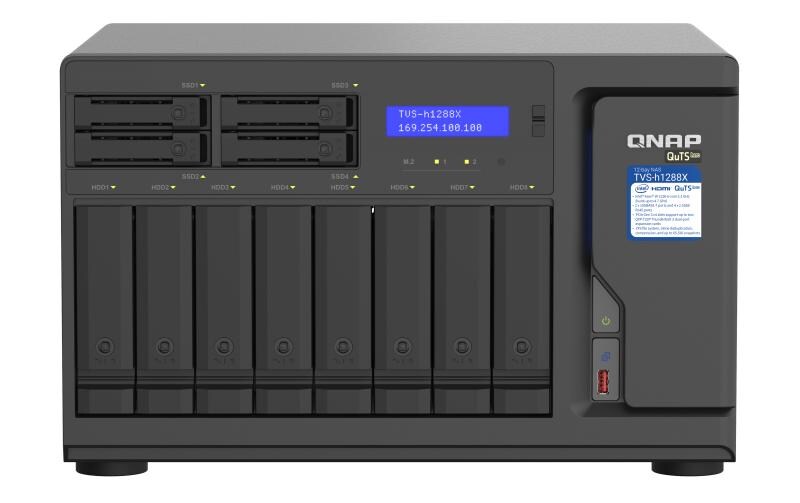 NAS TVS-h1288X-W1250-16G 12-bay<br>NAS mit 12 Laufwerkschächten
