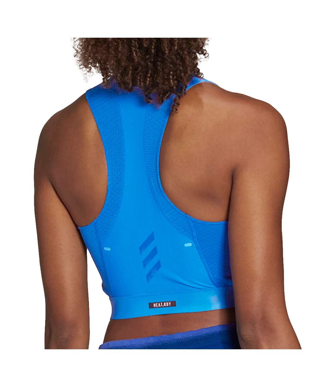 Débardeur bleu femme Adidas HEAT.RDY T