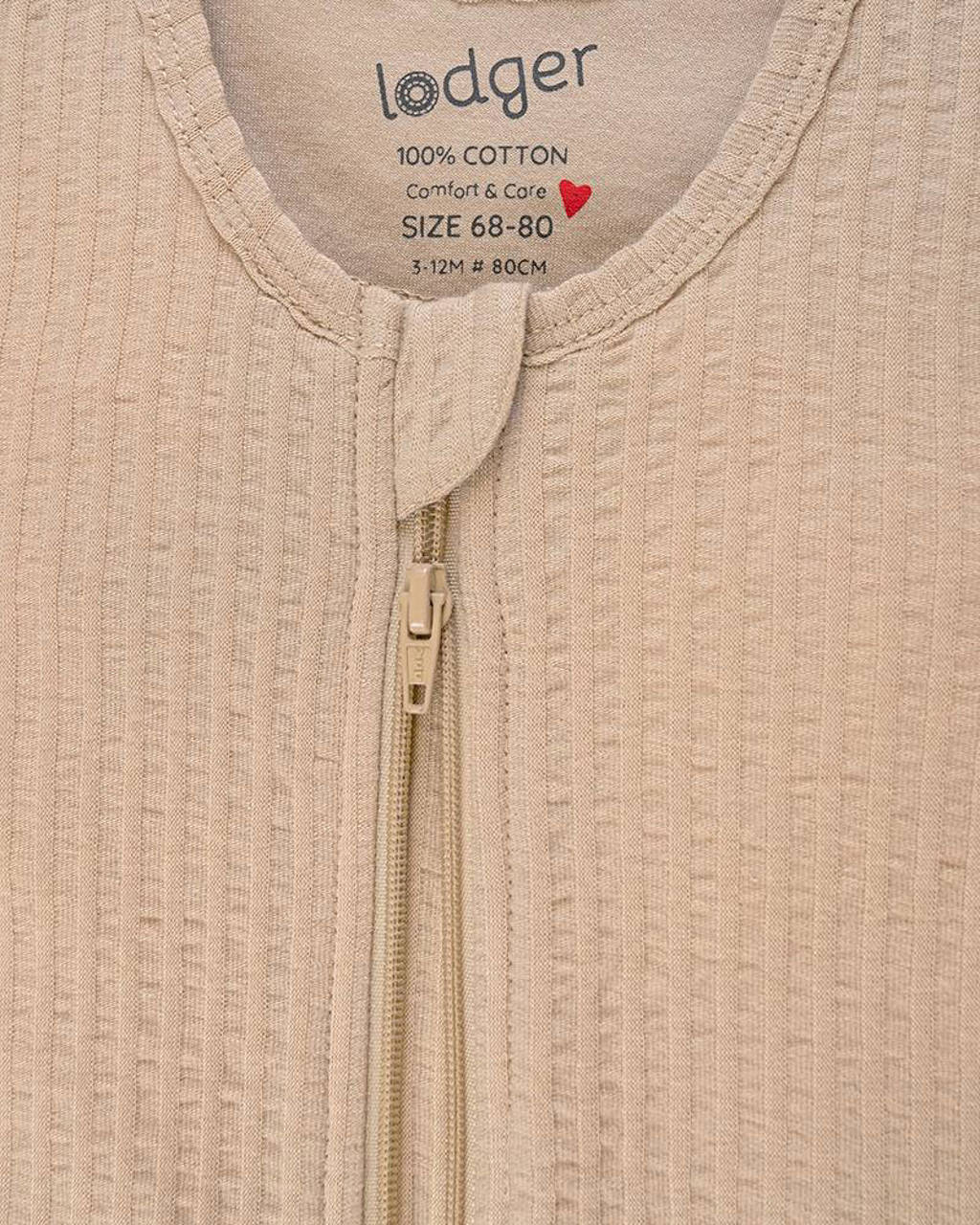 baby zomer slaapzak Seersucker Beige