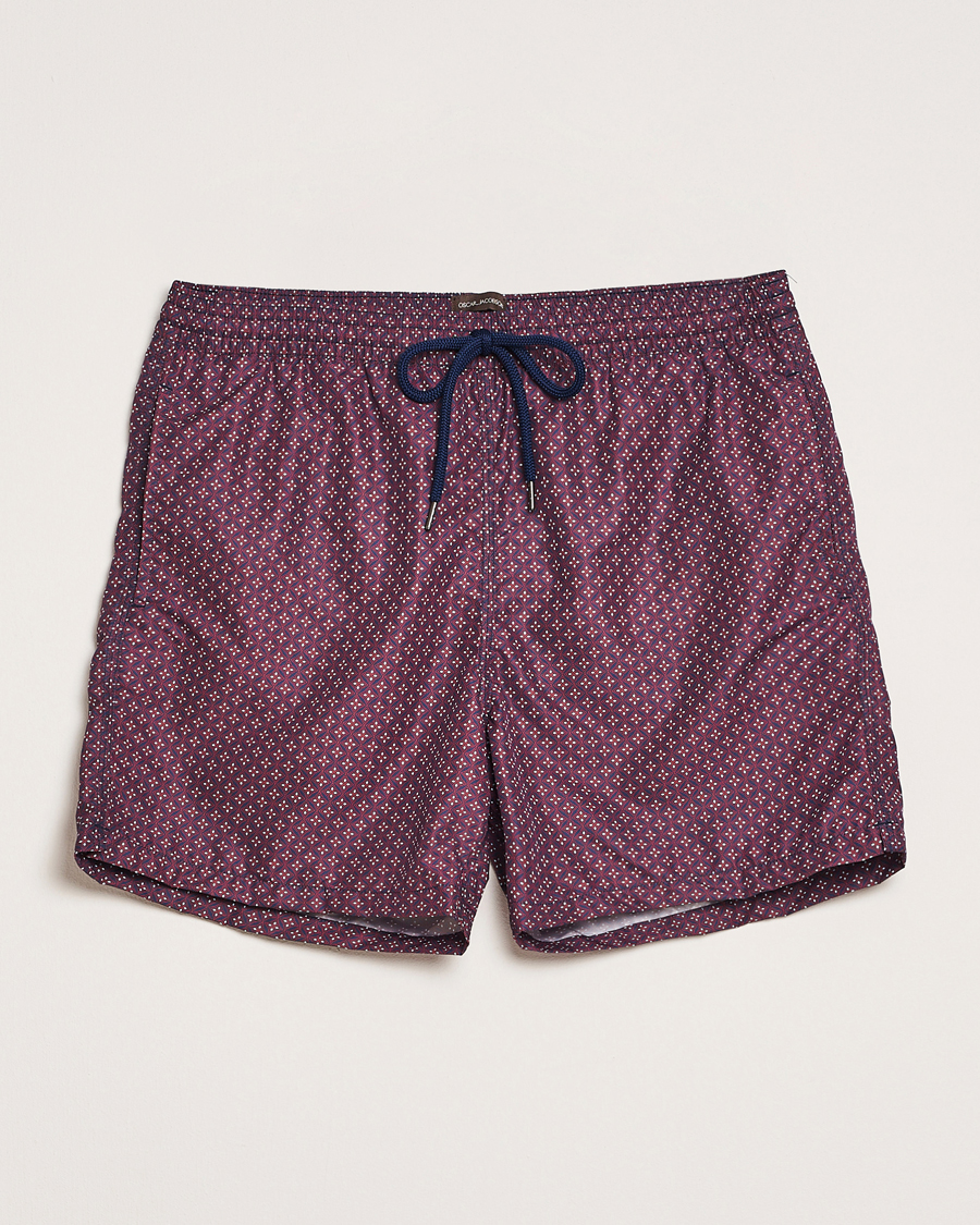 Oscar Jacobson Printed Swimshorts Red/Navy
