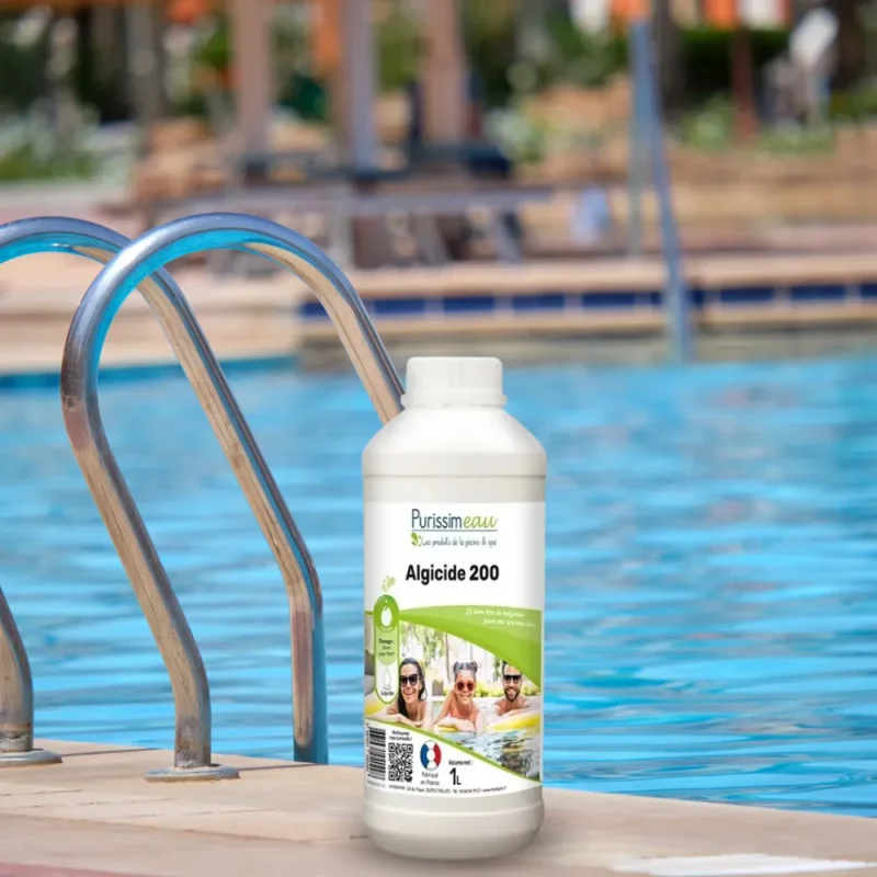 PURISSIMEAU - Anti-algues pour piscine - Algicide 200 - 1L