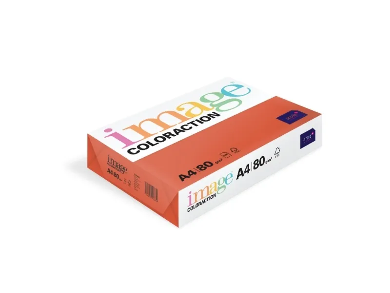 Kopipapir Image Coloraction A4 80g London Dark red - (500 ark)