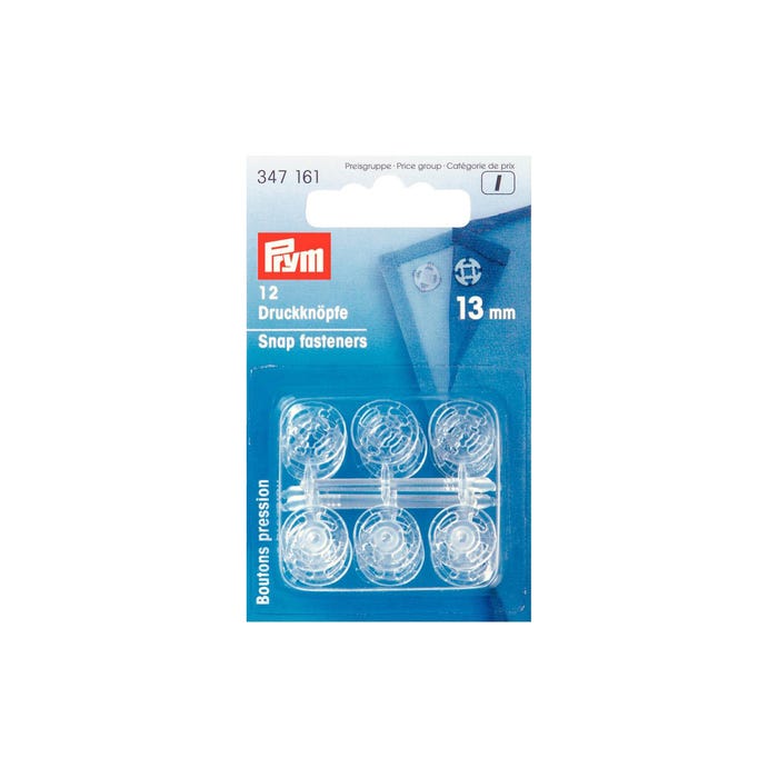 Prym-12 aannaaidrukknopen kunststof 13 mm