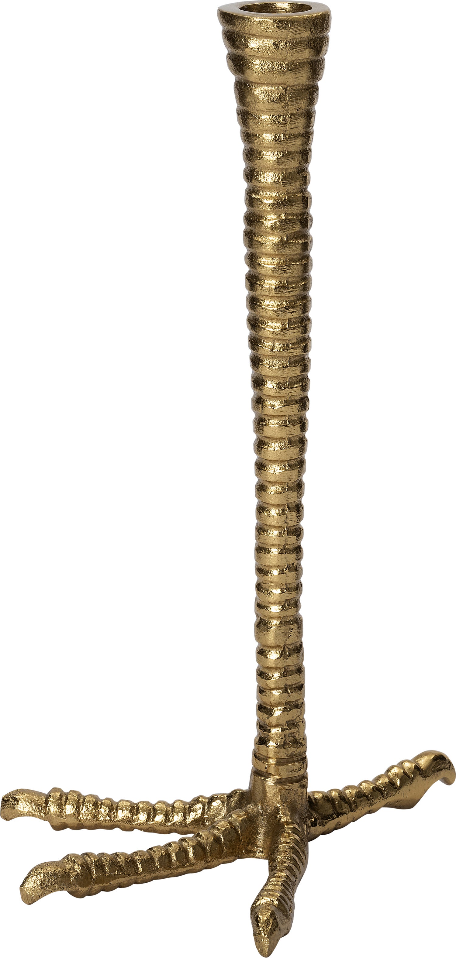 Intratuin kandelaar Tes goud 16,5 x 16,5 x 23 cm