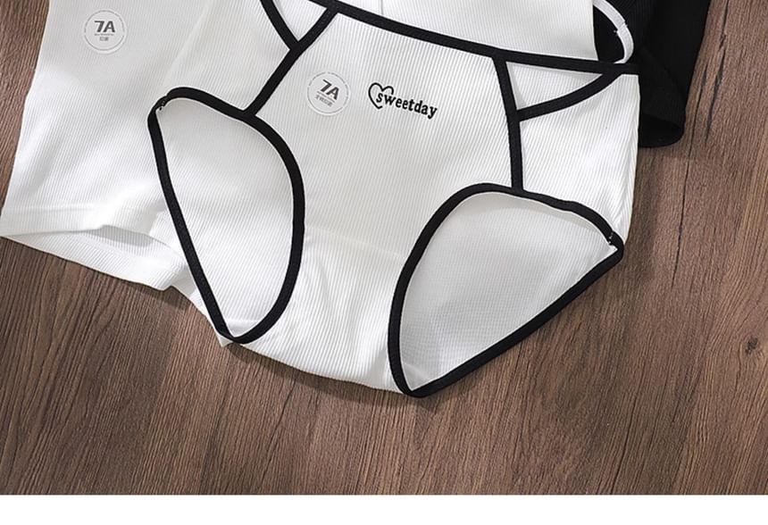 Pancherry - Matching set voor koppels: boxershort met letters + panty
