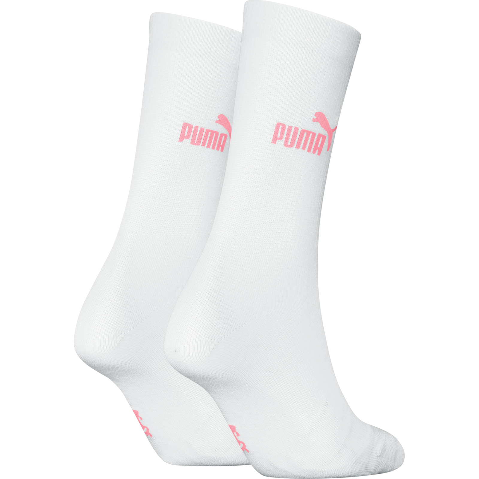 Puma Damen-Socken, 2 Paar 35-38, weiss