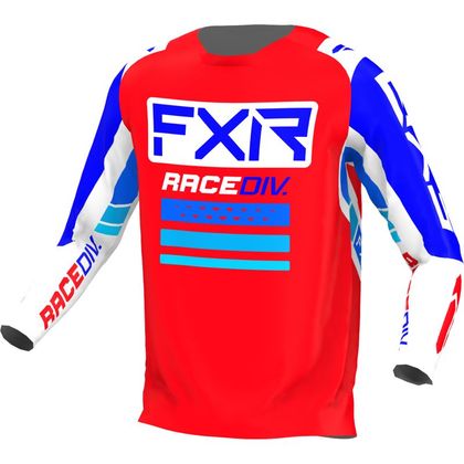 Maillot cross FXR CLUTCH PRO RED/ROYAL BLUE/WHITE 2022 - Rouge