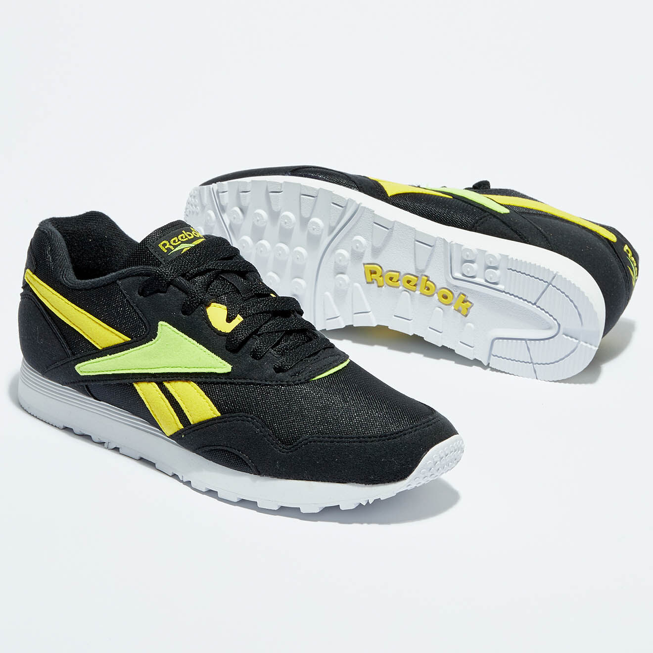 Reebok Baskets Rapide Mu noir/jaune