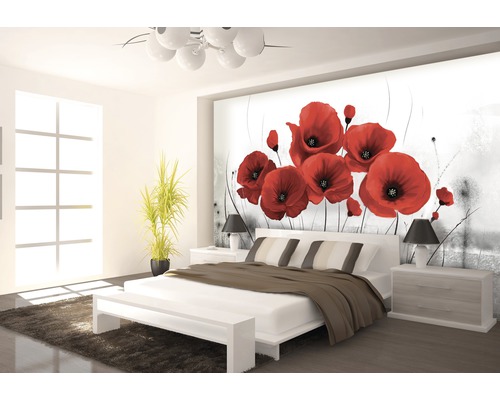 Vliesbehang 2254VEP Klaproos 1-delig 250 x 104 cm