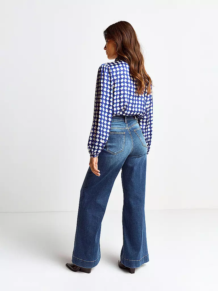 RICH & ROYAL Bluse blau