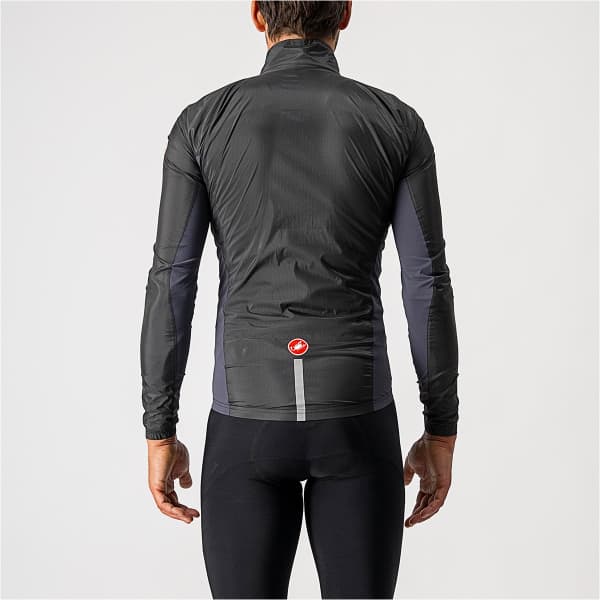 Veste vélo CASTELLI SQUADRA STRETCH NOIR/GRIS FONCE