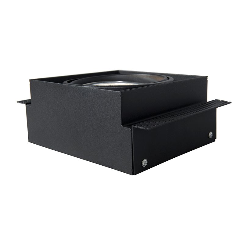 Inbouwspot zwart AR111 draai- en kantelbaar trimless - Oneon
