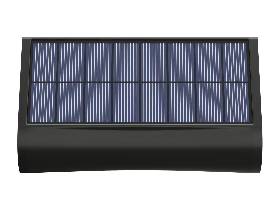 Applique murale solaire - 30 lumens - Noir - TRESTIA