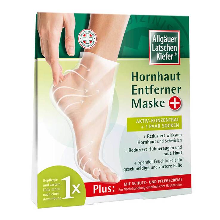 Allgäuer Latschenkiefer Hornhaut Entferner Maske plus, 1 P