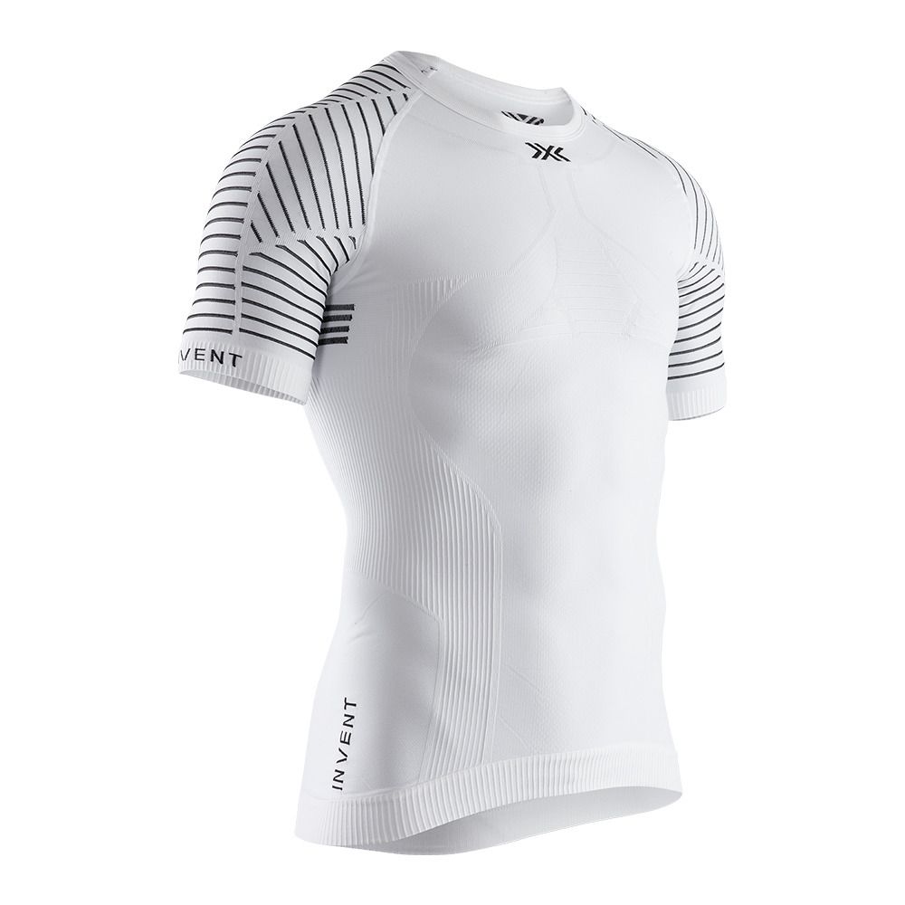 X-Bionic INVENT 4.0 - Sous-couche Homme arctic white/dolomite grey