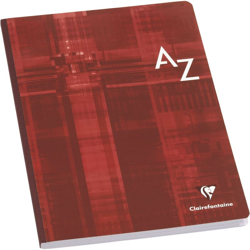 Répertoire Alphabétique broché Clairefontaine Metric format A4 21 x 29,7 cm 192 pages