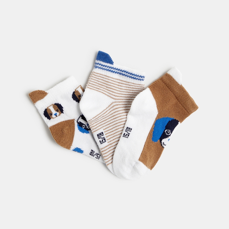 Chaussettes jacquard animaux (lot de 5)