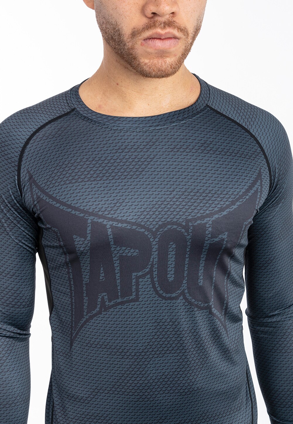 Tapout Herren langärmeliges Funktionsshirt schmale Passform HAZELTON