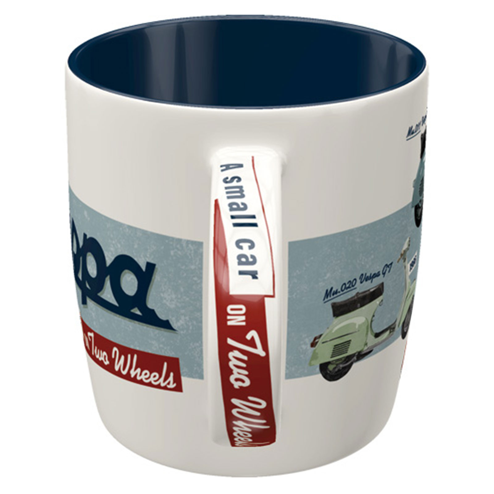 Kaffeebecher VESPA - blau-bunt - 330 ml