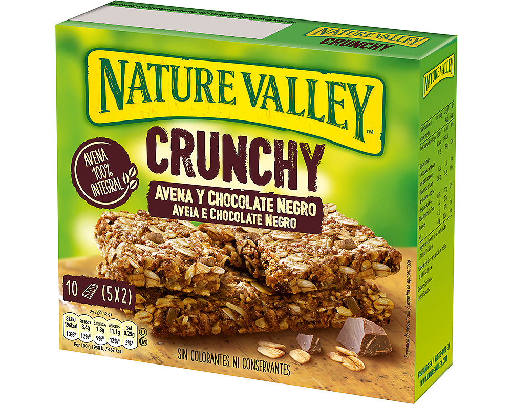 BARRAS NATURE VALLEY CEREAIS AVEIA CHOCOLATE 5X42G