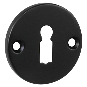 GAMMA sleutel rozet rond zwart (aluminium)