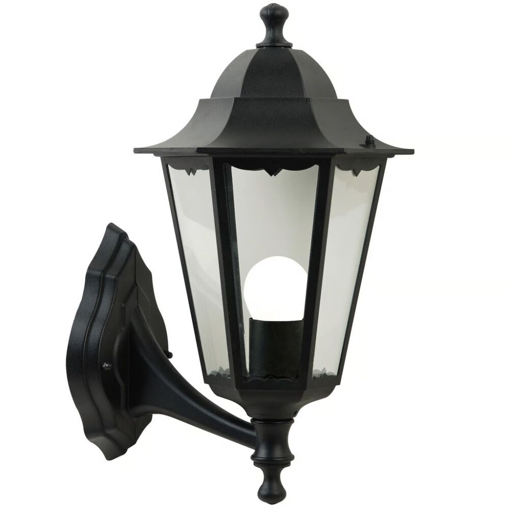 VEGGLAMPE NORDLUX CADIFF UTEE27 60W SVART
