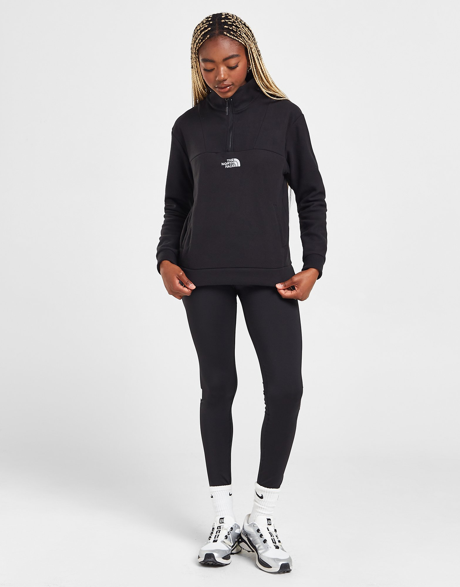 The North Face Sweatshirt Zippé Bonete Femme