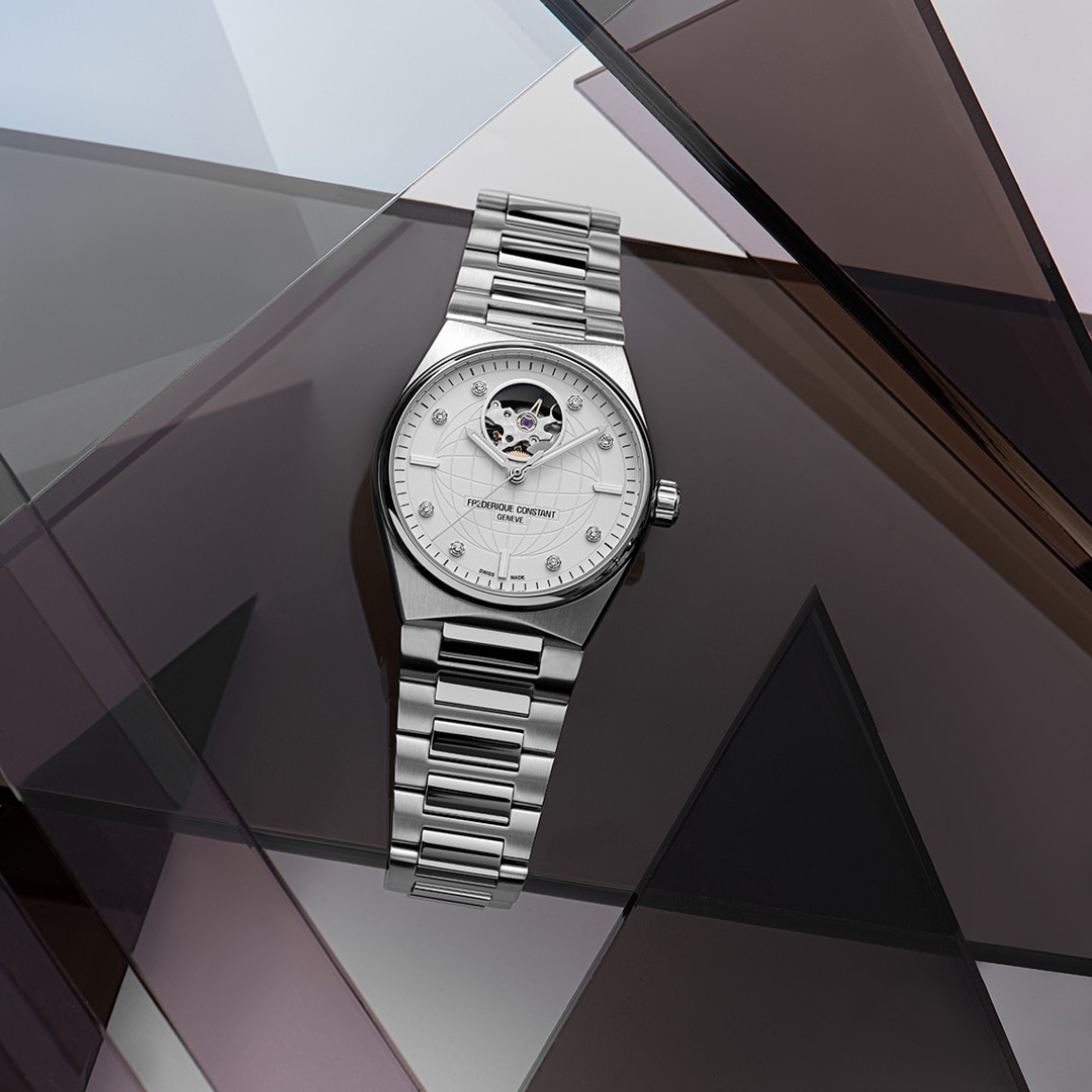 Frederique Constant Highlife Ladies Automatic Heart Beat Silbrig