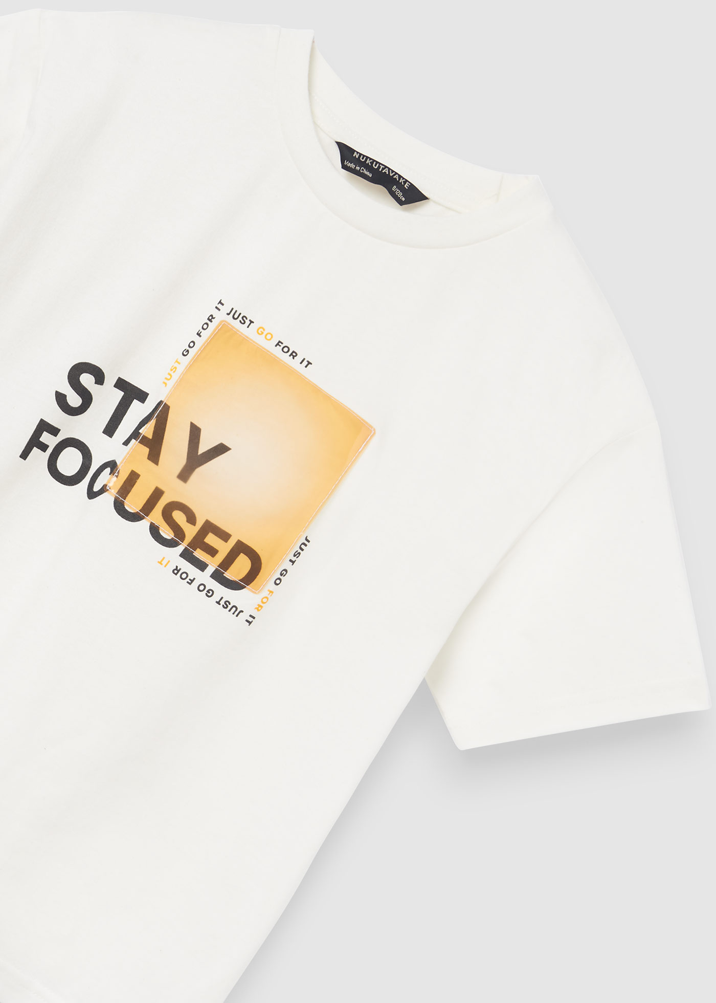 Camiseta infantil de algodão estampada