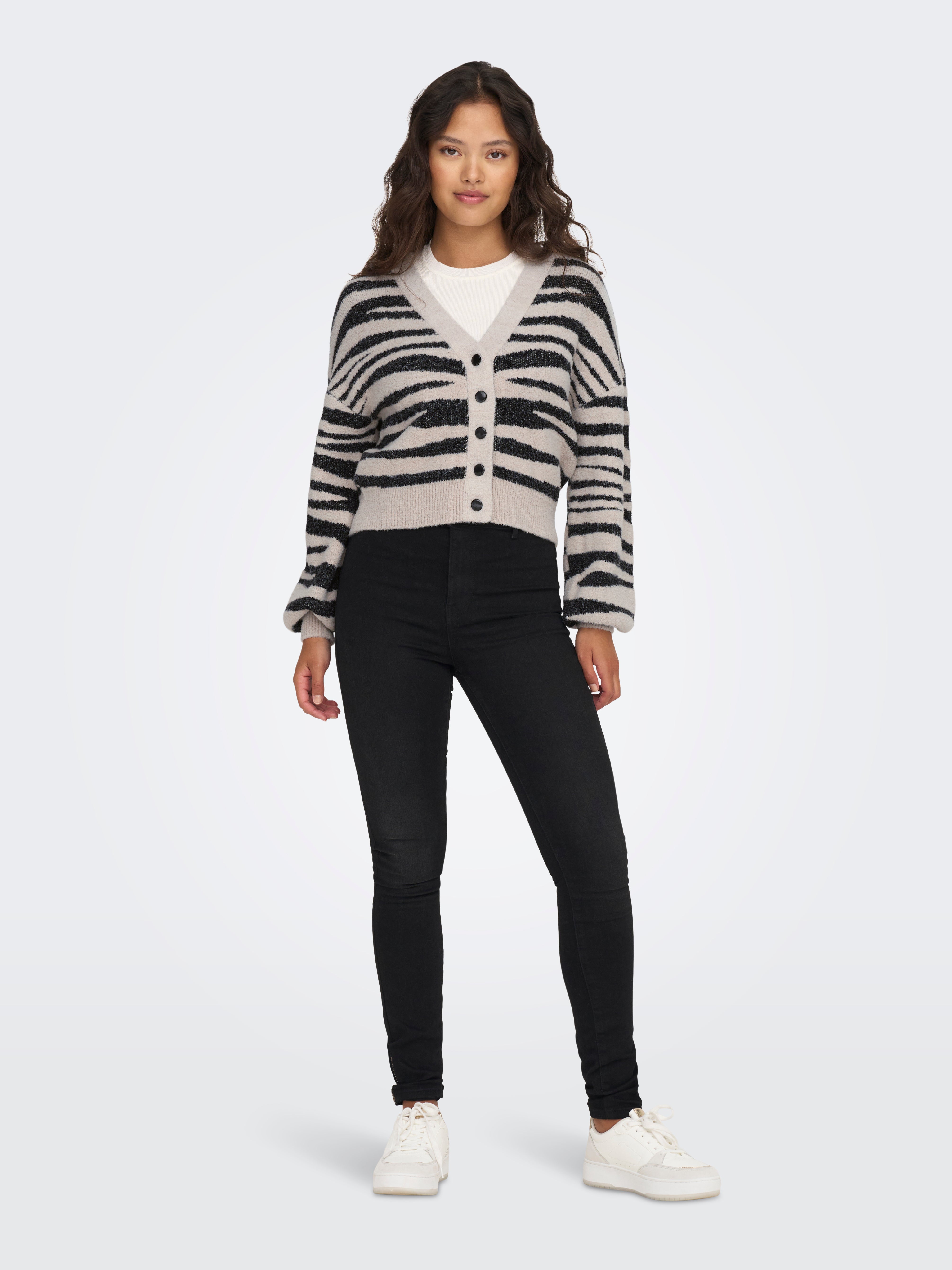 JDYLORRAINE Strickjacke Cement