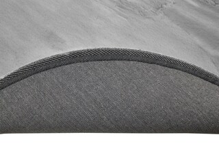 Teppich NOVARA 80 cm rund grau