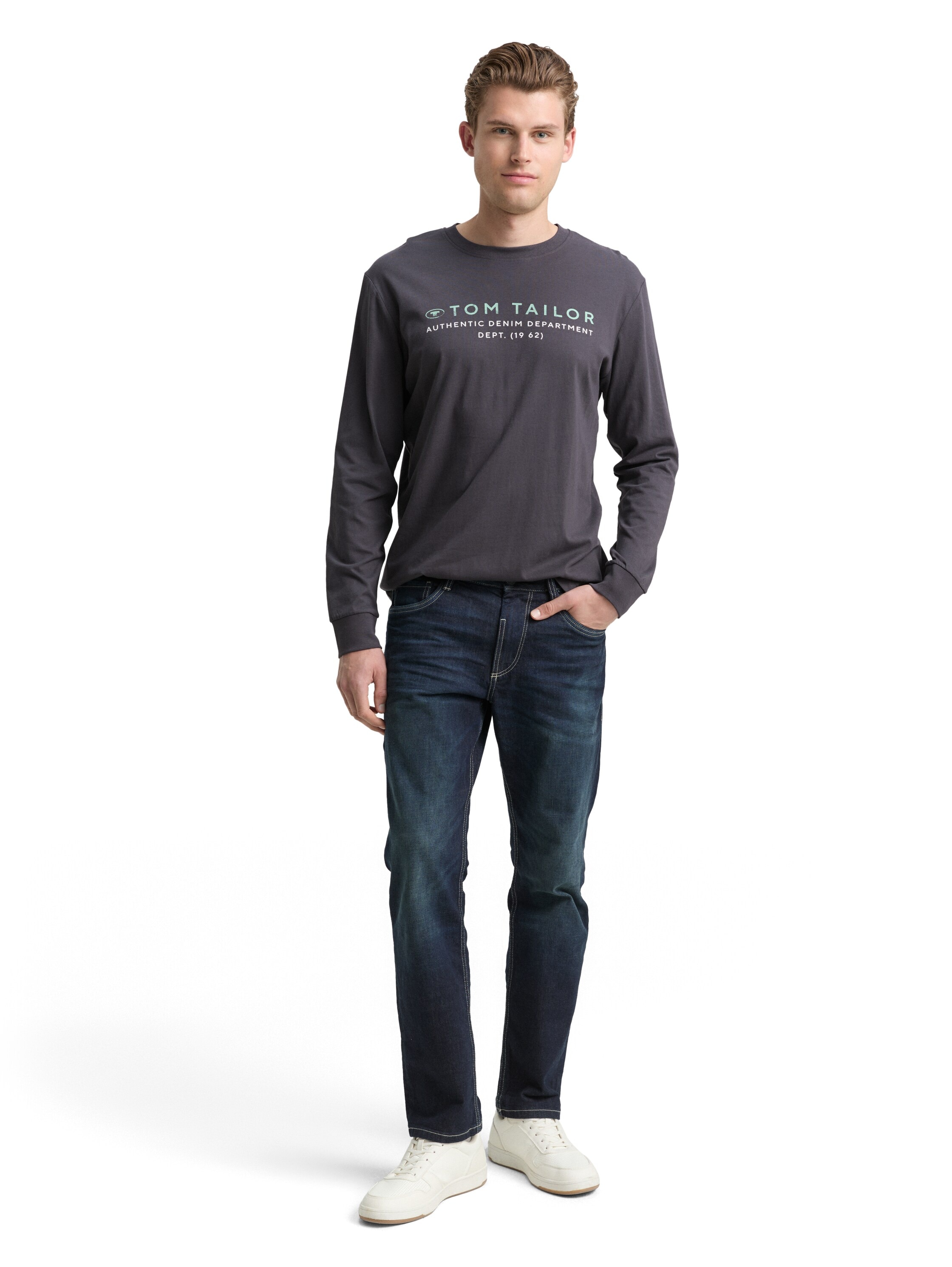 TOM TAILOR Langarmshirt , mit Logo Print