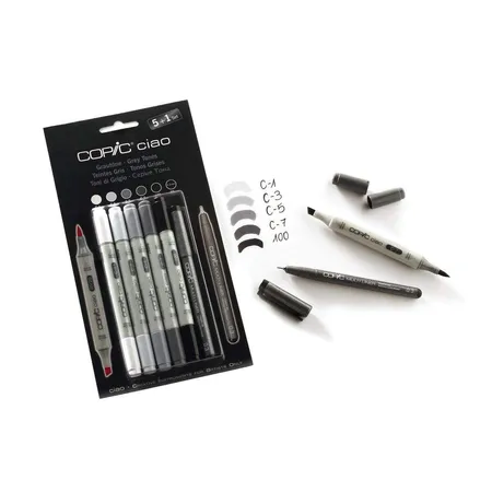 Copic Ciao - Hobbymarker Set Grey Tones