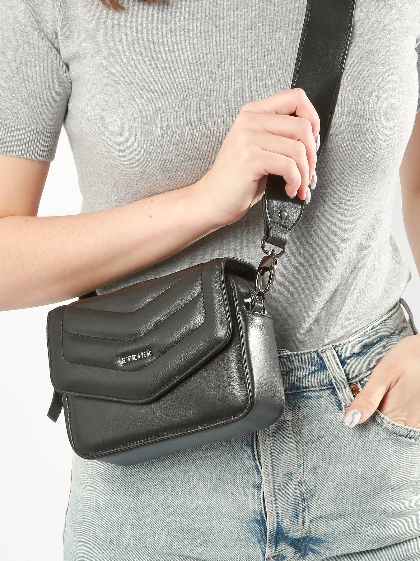 Sac bandoulire Rafale cuir ETRIER