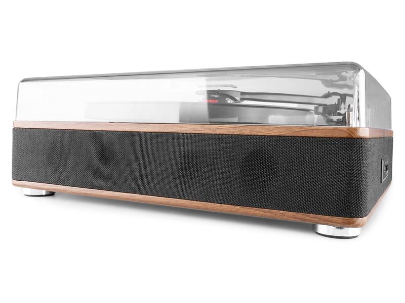 Fenton Plattenspieler mit Bluetooth RP162 Braun Retro Plattenspieler mit Bluetooth