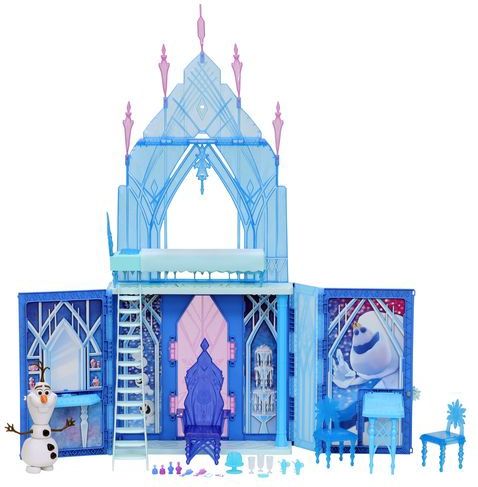 Disney's Frozen 2 Elsa's uitklapbaar ijspaleis, kasteelspeelset, speelgoed voor kinderen vanaf 3 jaar