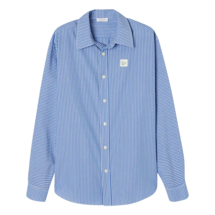 American Vintage Chemise Rayée Zatybay | Bleu