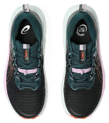 Chaussures Trail Asics Gel-Trabuco 13 Noir/Vert/Rouge Femme