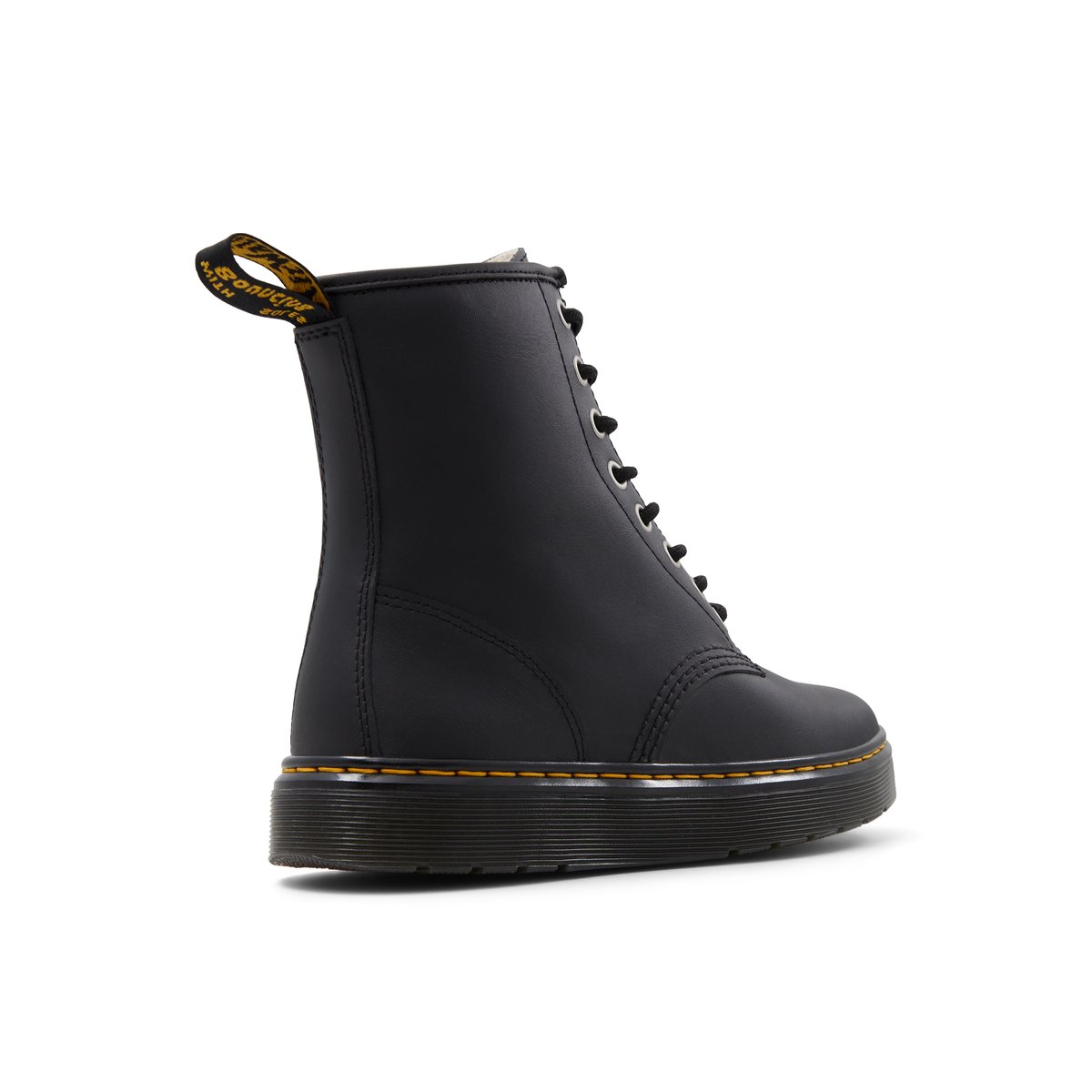 DR. MARTENS-Zavala_fl-Bottillon de combat - Semelle tracteur - Noir