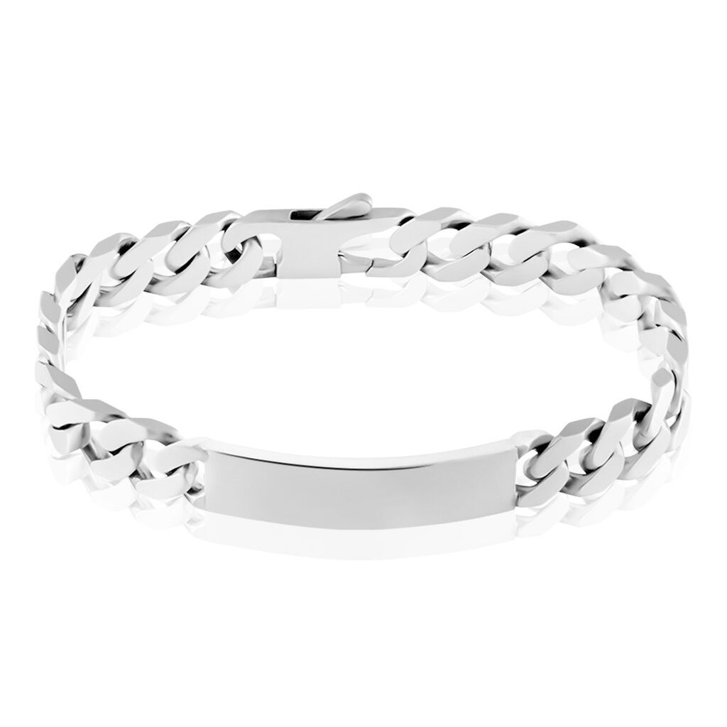 Bracelet Identité Casper Argent Gris