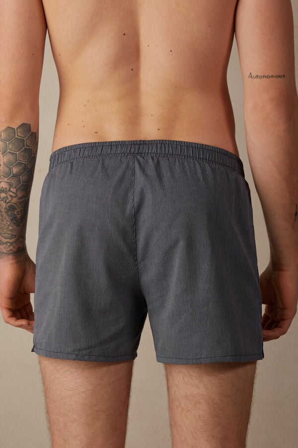 Cuecas boxer de tecido com estampa sofisticada